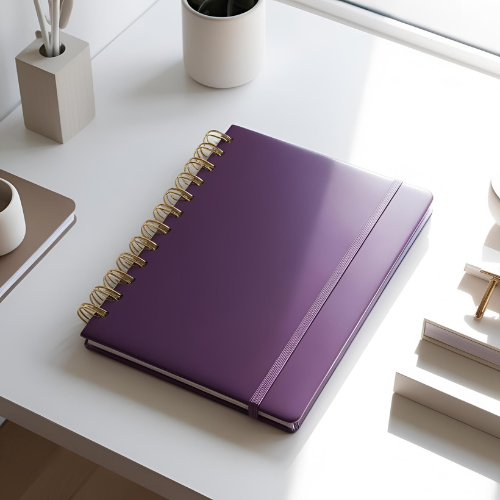 Top ADHD Planners for Adults (That Actually Work) 4 ADHD-friendly daily planner on a minimalist desk