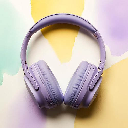Best Noise-Canceling Headphones for ADHD Focus 3 Comfortable headphones in lilac are excellent ADHD focus tools
