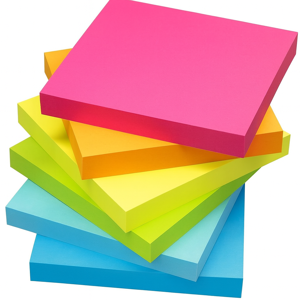 Use sticky notes for micro-tasks for your adhd friendly to-do lists.
