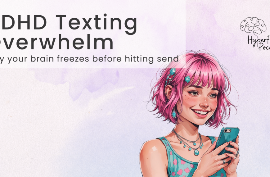 ADHD texting overwhelm making it hard to reply to messages